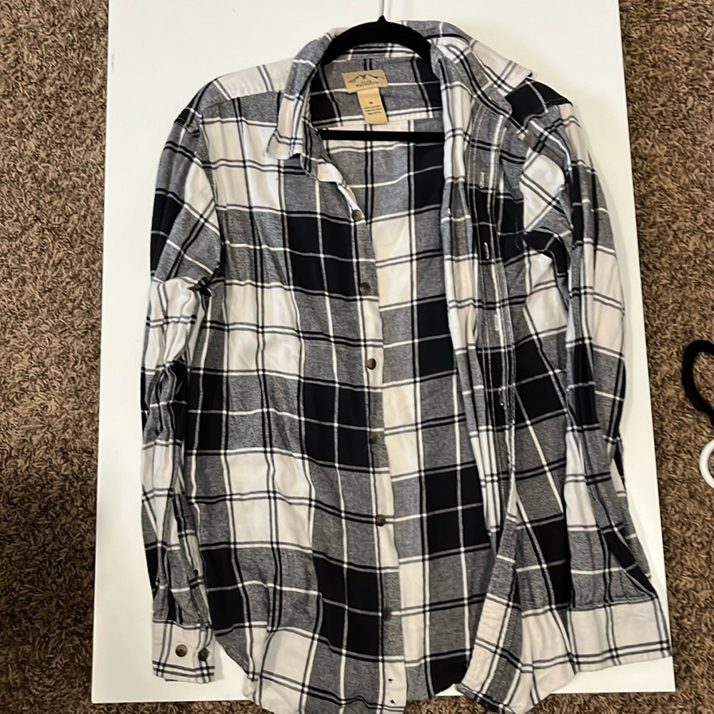 Black & White flannel